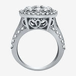 Womens 3 CT. T.W. Lab Grown White Diamond 10K White Gold Engagement Ring
