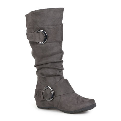 womens wide calf slouch boots