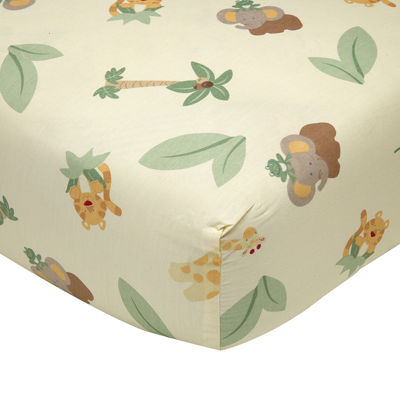 Nojo Jungle Babies Crib Sheet