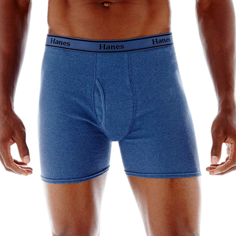 UPC 043935559236 product image for Hanes 4-pk. Cotton Boxer Briefs | upcitemdb.com