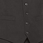 Stafford Travel Charcoal Mens Classic Fit Suit Vest