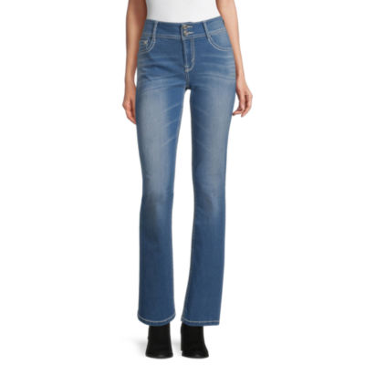 arizona jeans women's curvy bootcut