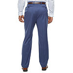 Shaquille O'Neal XLG Blue Mens Stretch Regular Fit Suit Pants - Big and Tall