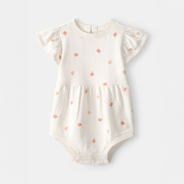 Carter's Baby Girls Short Sleeve Romper