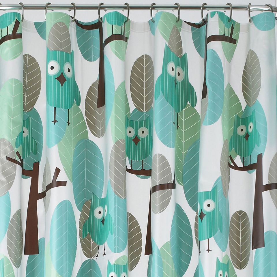 JCP Home Collection  Home Owls Shower Curtain, Blue