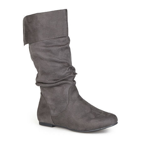 Journee Collection Womens Shelley Wide Calf Boots, 7 1/2 Medium,...
