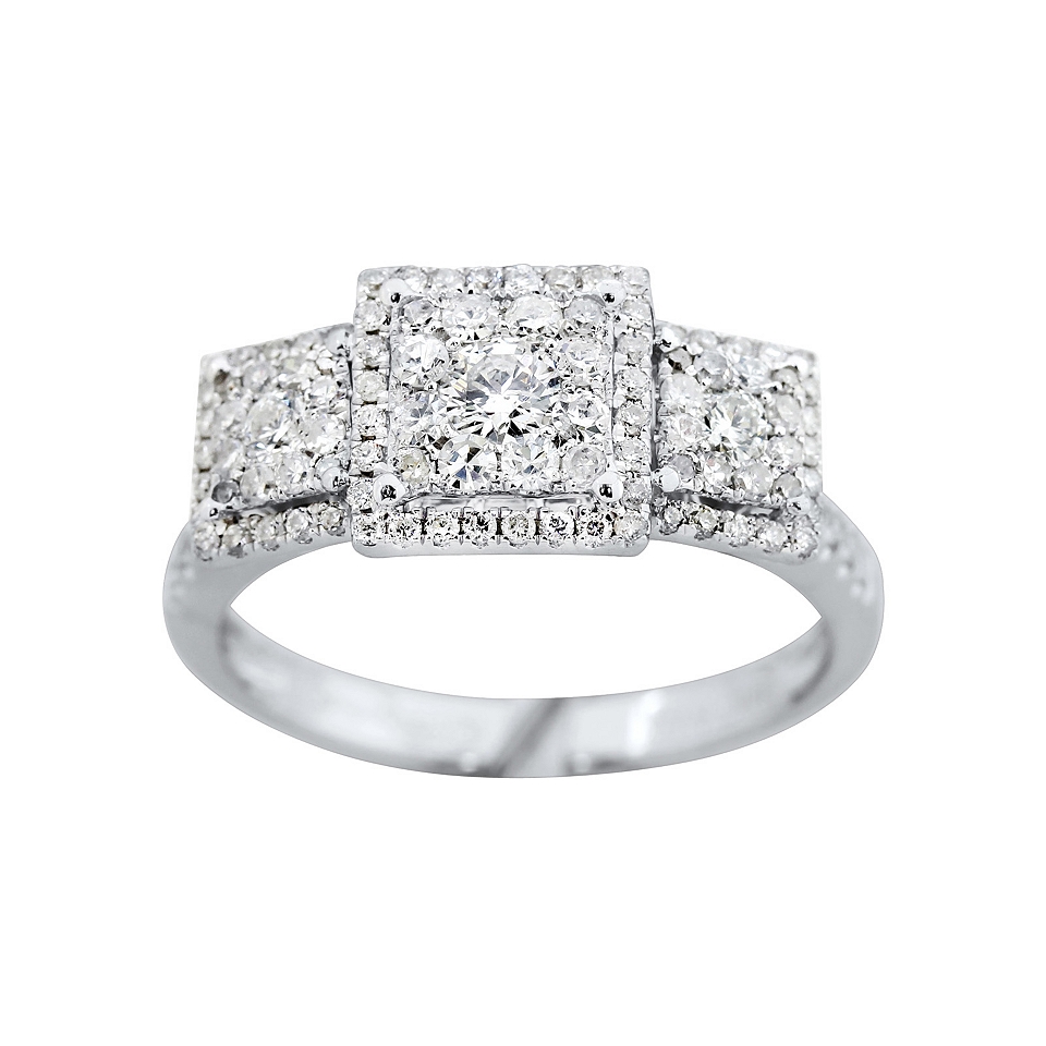 Brilliant Dream 3/4 CT. T.W. Diamond Engagement Ring, White/Gold, Womens