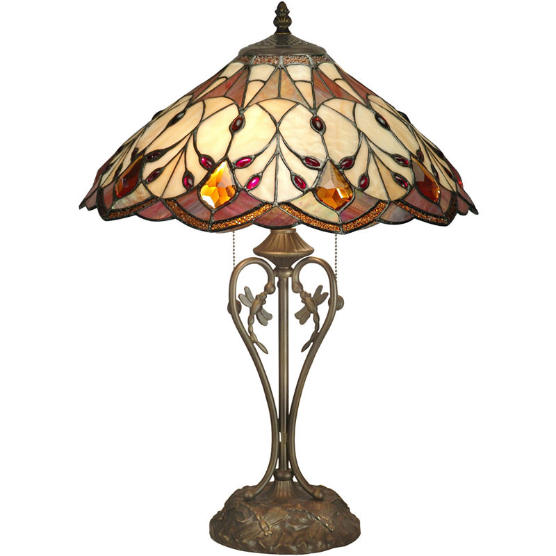 Dale Tiffany Patrice Jeweld Tiffany Table Lamp