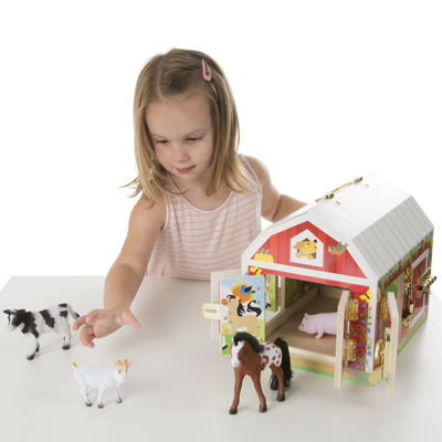 melissa & doug latches barn toy