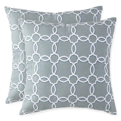 Jcpenney Home Grayson Ogee 2 Pack Decorative Pillows Jcpenney