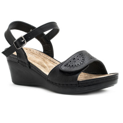 GC Shoes Womens Marina Wedge Sandals JCPenney
