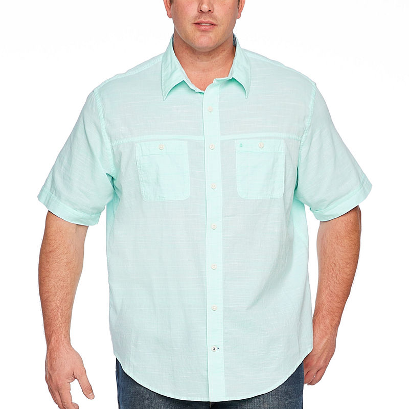 UPC 676108562162 product image for IZOD Short Sleeve Button-Front Shirt-Big and Tall | upcitemdb.com