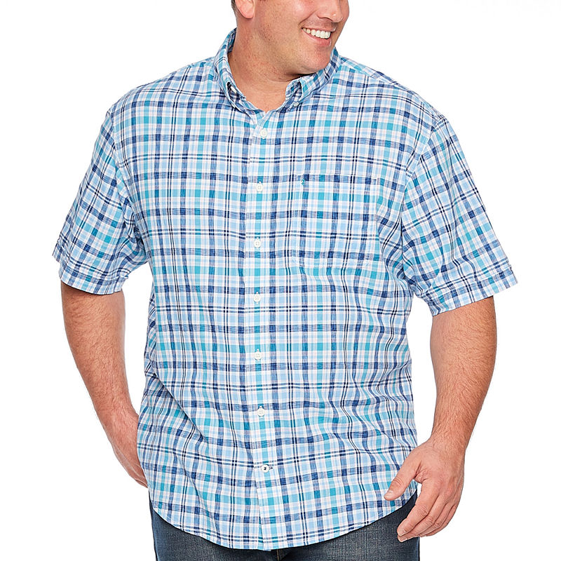 UPC 676108597522 product image for IZOD Short Sleeve Button-Front Shirt-Big and Tall | upcitemdb.com