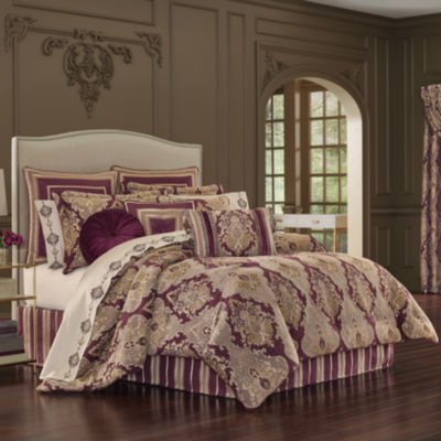 Queen Street Andrea 4 Pc Jacquard Heavyweight Comforter Set