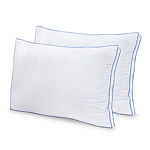 Sensorpedic Memoryloft Deluxe Gusseted 2-Pack Memory Foam Medium Density Pillow