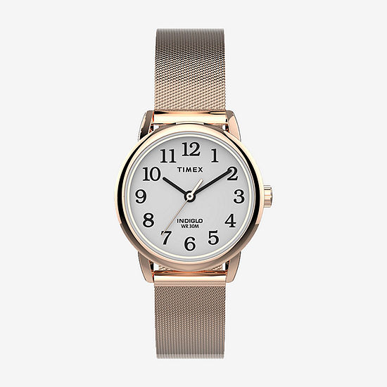 Timex Womens Rose Goldtone Stainless Steel Bracelet Watch Tw2u081009j