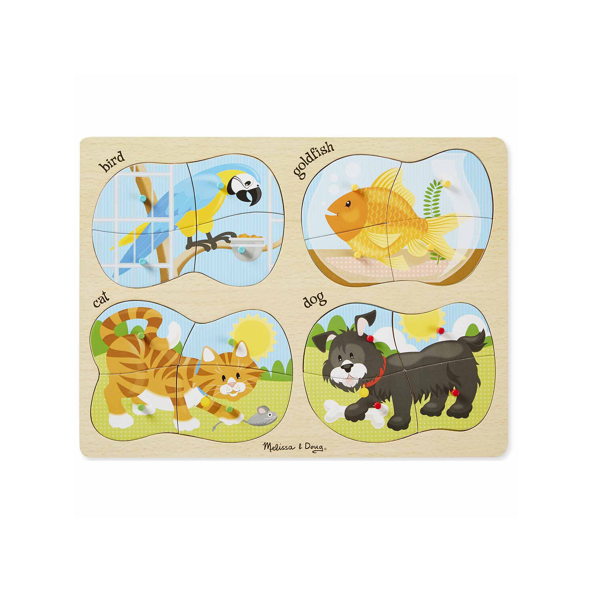 UPC 000772098618 product image for Melissa & Doug 4-in-1 Pets Peg | upcitemdb.com