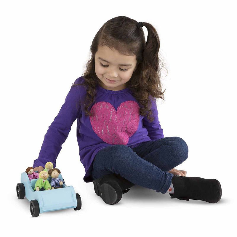 Melissa & Doug Road Trip! Wooden Car & Pose-Ablepassengers