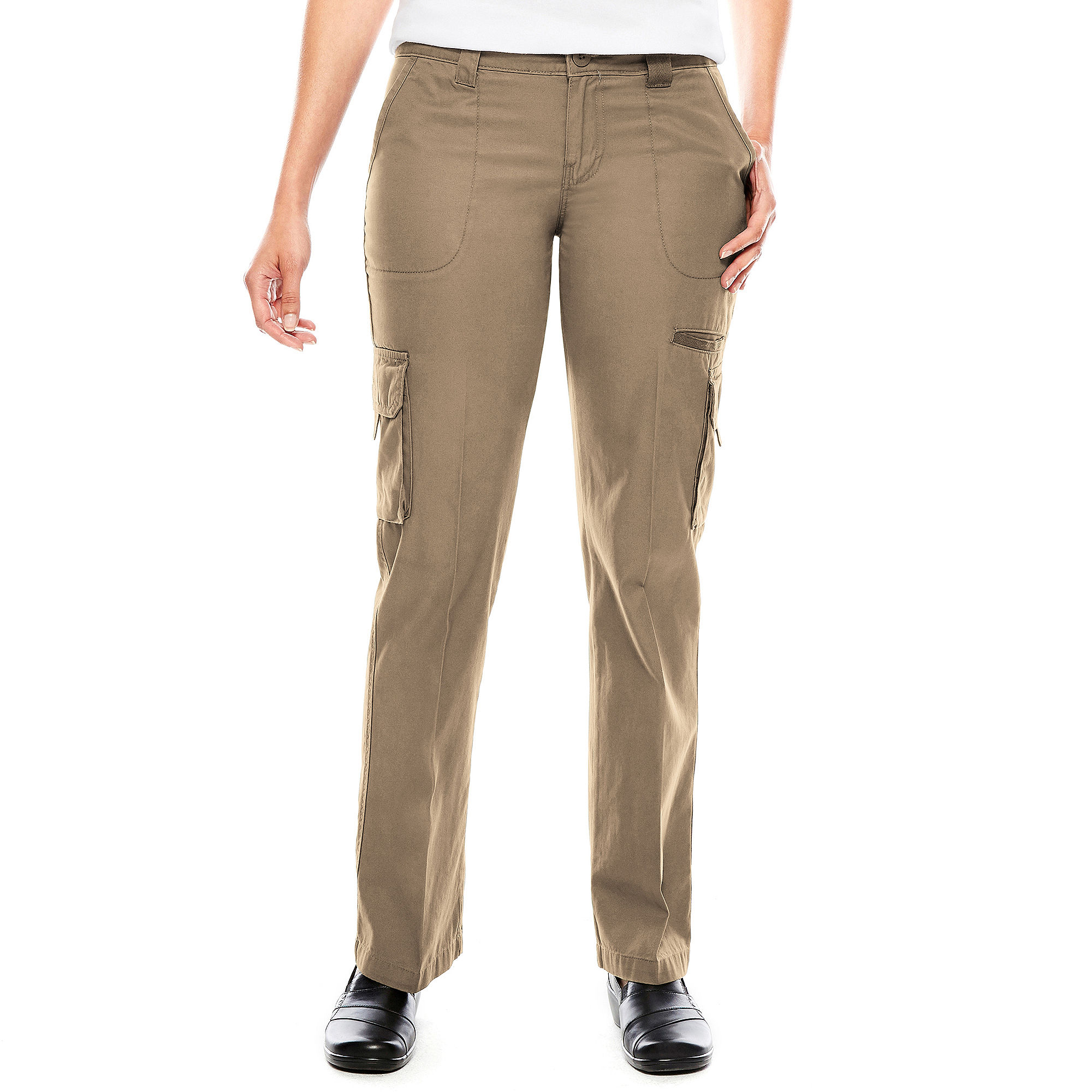 UPC 607645837833 - Dickies Womens Relaxed-Fit Straight-Leg Cargo Pants ...