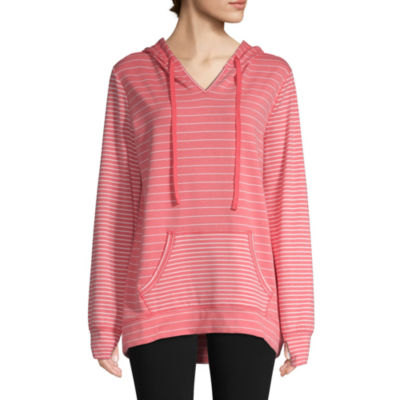 St. John's Bay Active Womens Long Sleeve French Terry Hoodie JCPenney