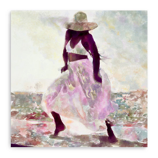 20X20 Colorful Dance Canvas Wall  Art