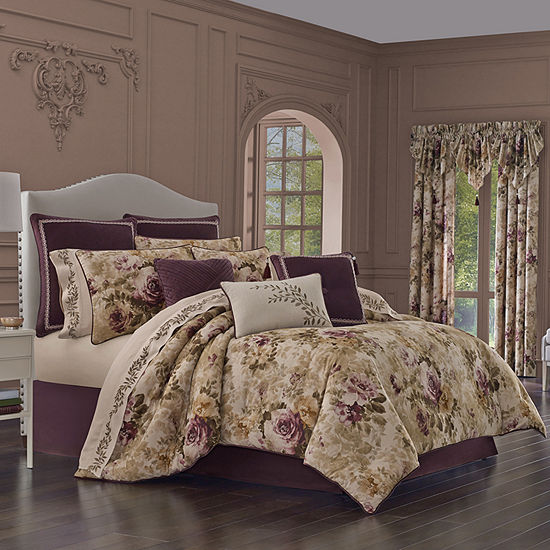 Queen Street Grechen 4 Pc Floral Heavyweight Comforter Set Color