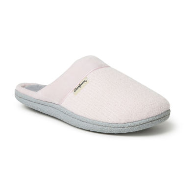 dearfoams chenille womens clog slippers