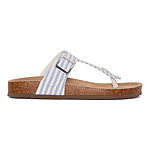 Arizona Fable Womens T-Strap Footbed Sandals
