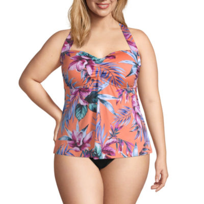 liz claiborne plus size swimwear