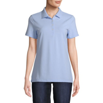 jcpenney womens polo shirts