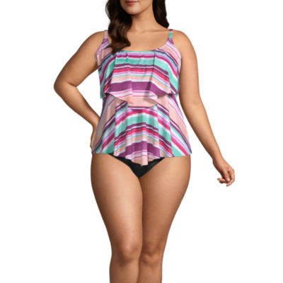 jcpenney plus swim suits