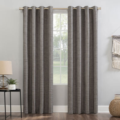 Sun Zero Kline Burlap Weave Thermal Extreme Energy Saving 100