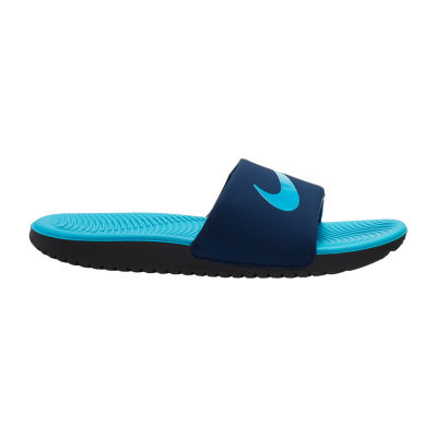 nike kawa slide blue