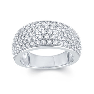 LIMITED QUANTITIES 2 CT. T.W. Diamond 14K White Gold Anniversary Ring ...