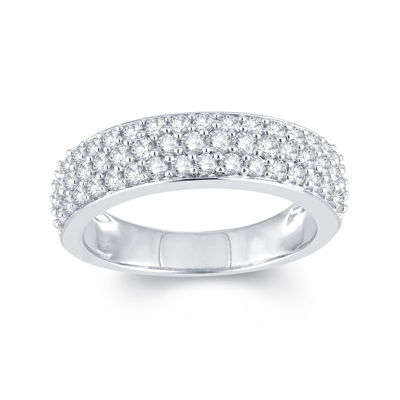 LIMITED QUANTITIES 1 CT. T.W. Diamond 10K White Gold Anniversary Ring, Color White Gold JCPenney