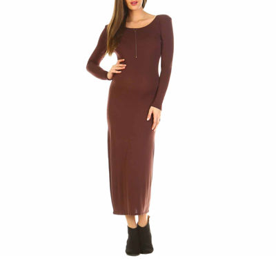 long sleeve maxi dress jcpenney