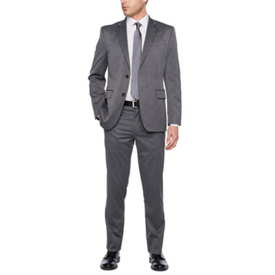 mens dark grey slim fit suit