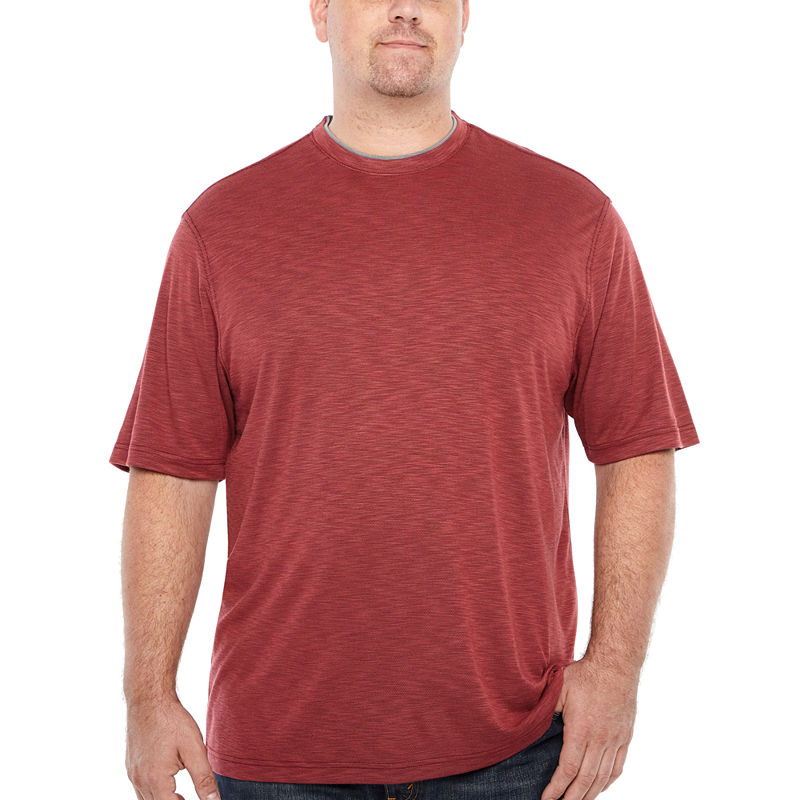 UPC 767672335600 product image for Van Heusen Air Crew Doubler Short Sleeve Crew Neck T-Shirt-Big and Tall | upcitemdb.com