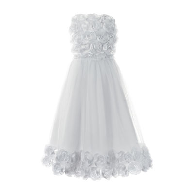 jcpenney white dresses for girls