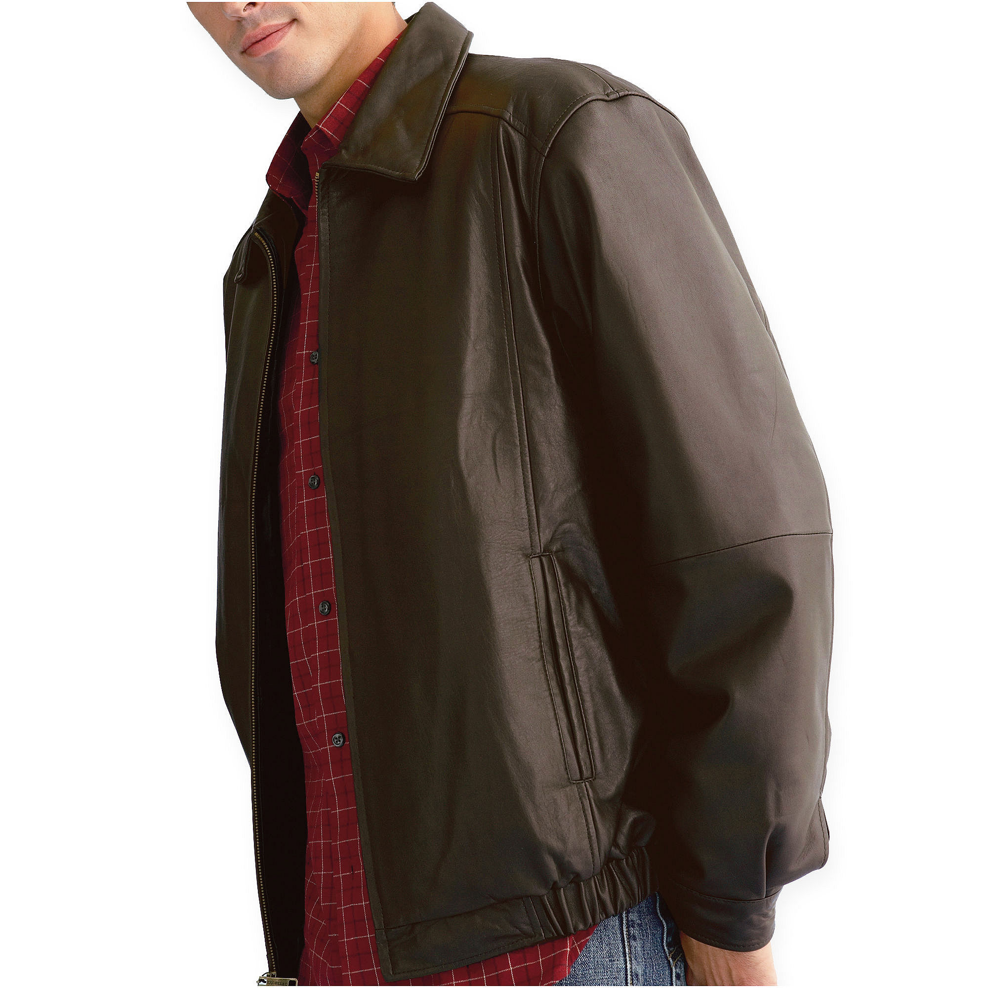 UPC 795752491113 product image for Excelled Lambskin Leather Open-Bottom Jacket | upcitemdb.com