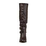 Journee Collection Womens Late Wide Calf Riding Boots