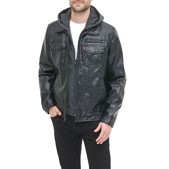 Levi's Faux Leather Midweight Motorcycle Jacket - JCPenney