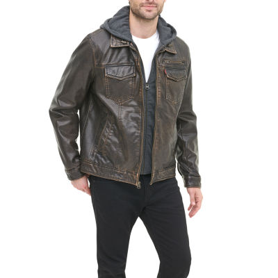 jcpenney leather jackets for men