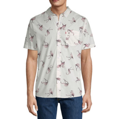 Levi's Mens Short Sleeve Animal Button 