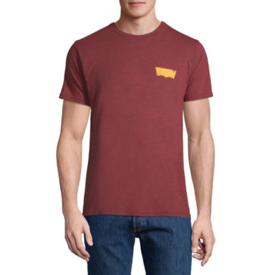 levi's maroon t shirt