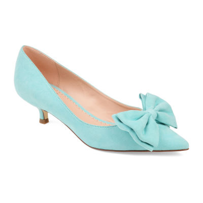 kitten heel slip on shoes