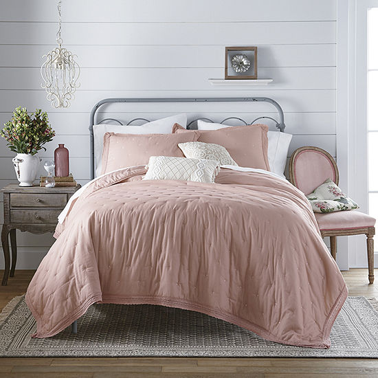 Jcpenney Home Cara Quilt Color Pink Jcpenney