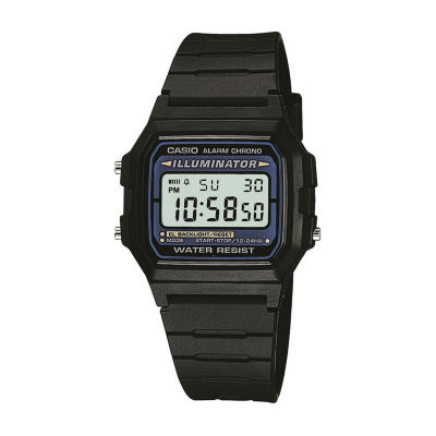 casio watch illuminator black