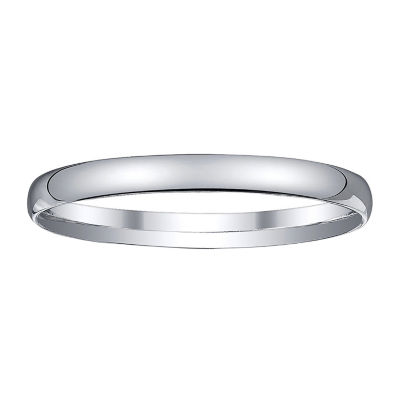 silver band ring womens