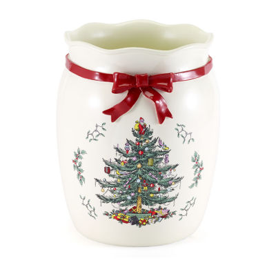 Avanti Spode Christmas Tree Waste Basket Color Red Jcpenney